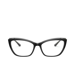Dolce & Gabbana® Cat-eye Eyeglasses: DG5054 color Black On Transparent Grey 3246.