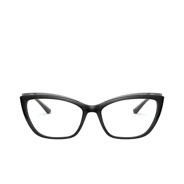 Dolce & Gabbana DG5054 Eyeglasses 3246 black on transparent grey - front view