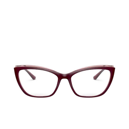 Dolce & Gabbana® Cat-eye Eyeglasses: DG5054 color Bordeaux On Transparent Pink 3247.