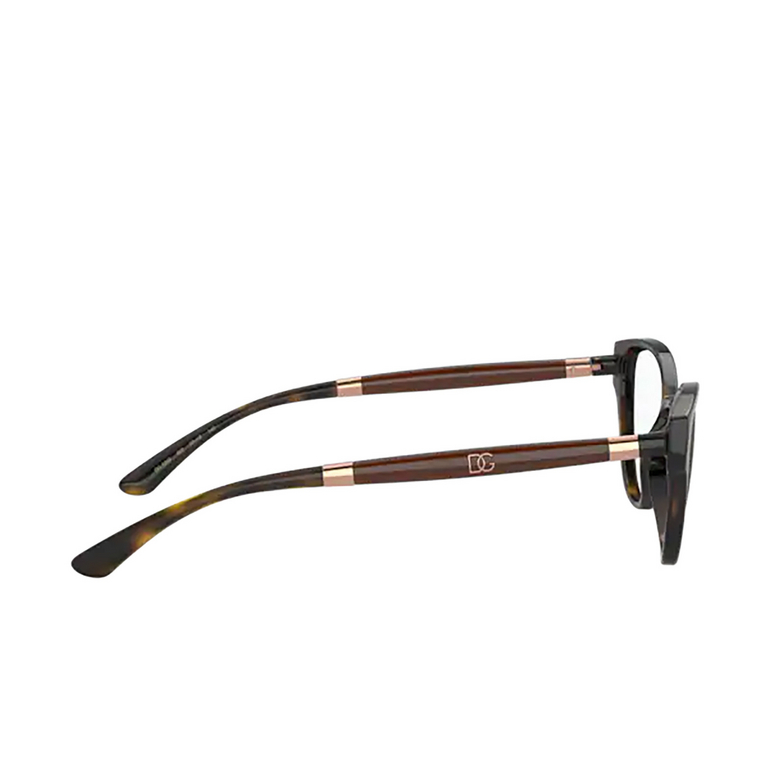 Dolce & Gabbana DG5055 Eyeglasses 502 havana - 3/4