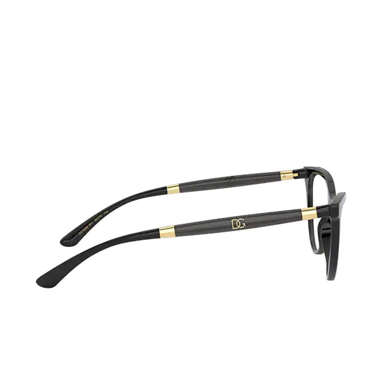 Dolce & Gabbana DG5058 Eyeglasses 501 black - 3/4