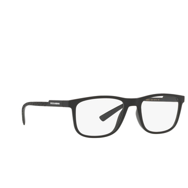 Dolce & Gabbana DG5062 Eyeglasses 2525 black - three-quarters view