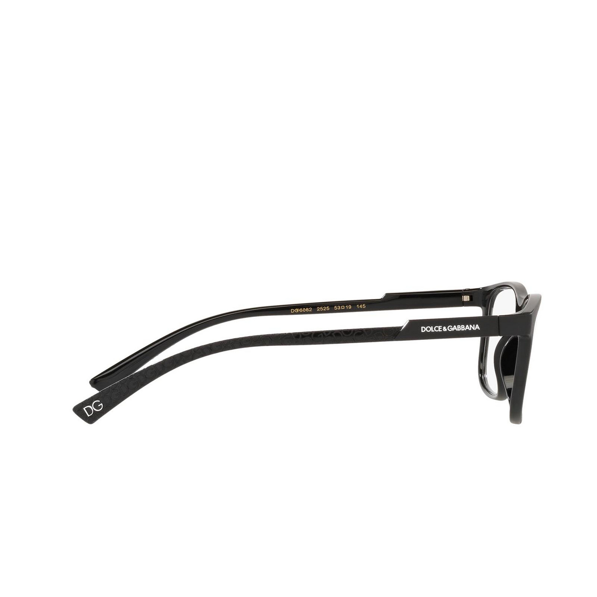 Dolce & Gabbana DG5062 Eyeglasses 2525 Black - product thumbnail 3/4