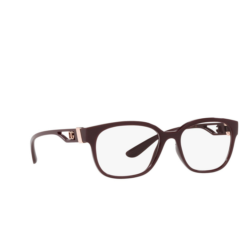 Dolce & Gabbana DG5066 Eyeglasses 3285 transparent bordeaux - 2/4