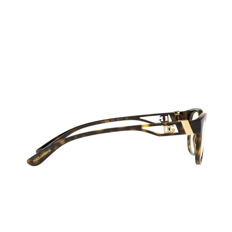 Dolce & Gabbana DG5066 Korrektionsbrillen 502 havana - 3/4