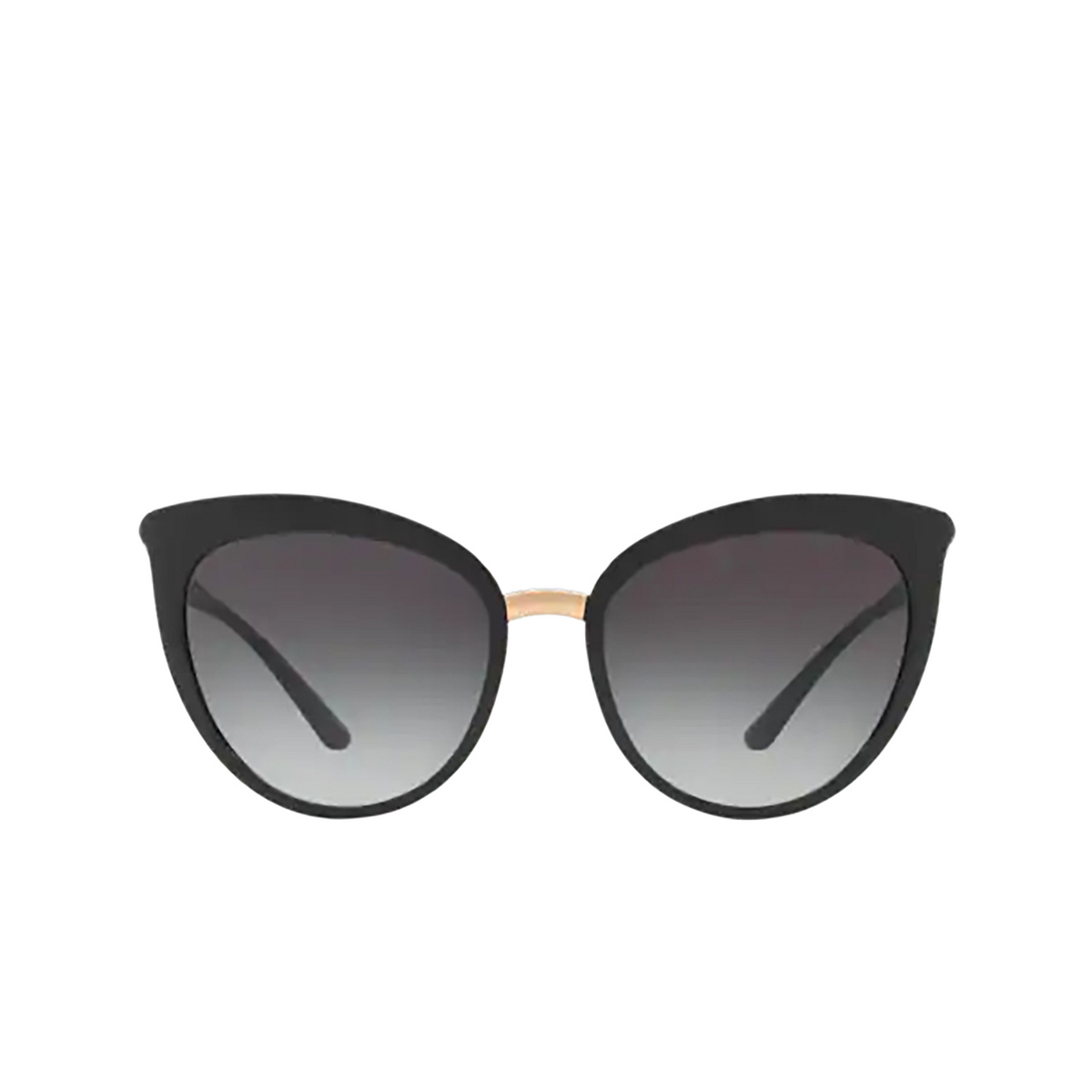 Dolce & Gabbana® Cat-eye Sunglasses: DG6113 color 501/8G Black - 1/3