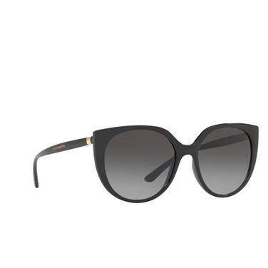 Gafas de sol Dolce & Gabbana DG6119 501/8G black - Vista tres cuartos