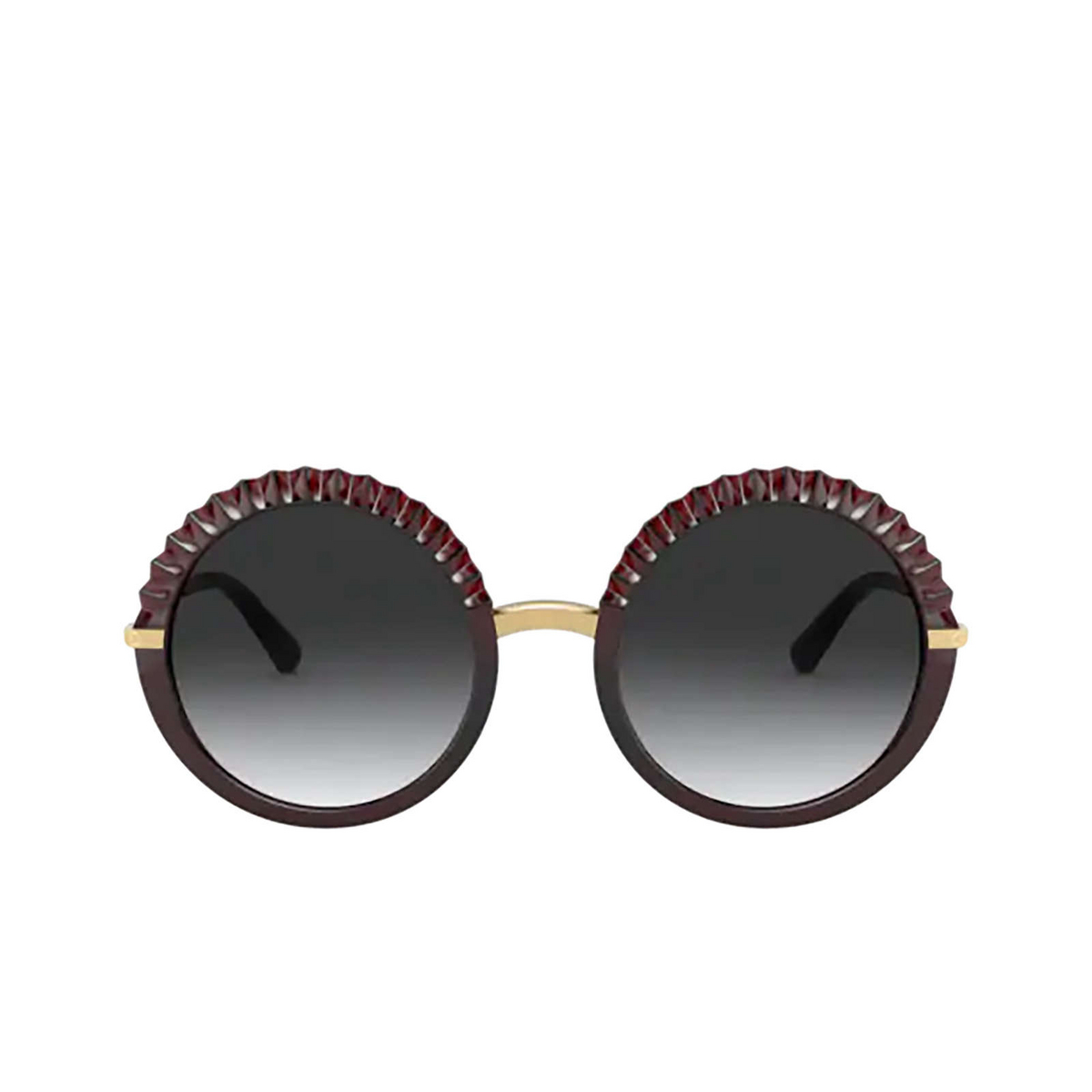 Dolce & Gabbana DG6130 Sunglasses 550/8G Transparent Red - front view
