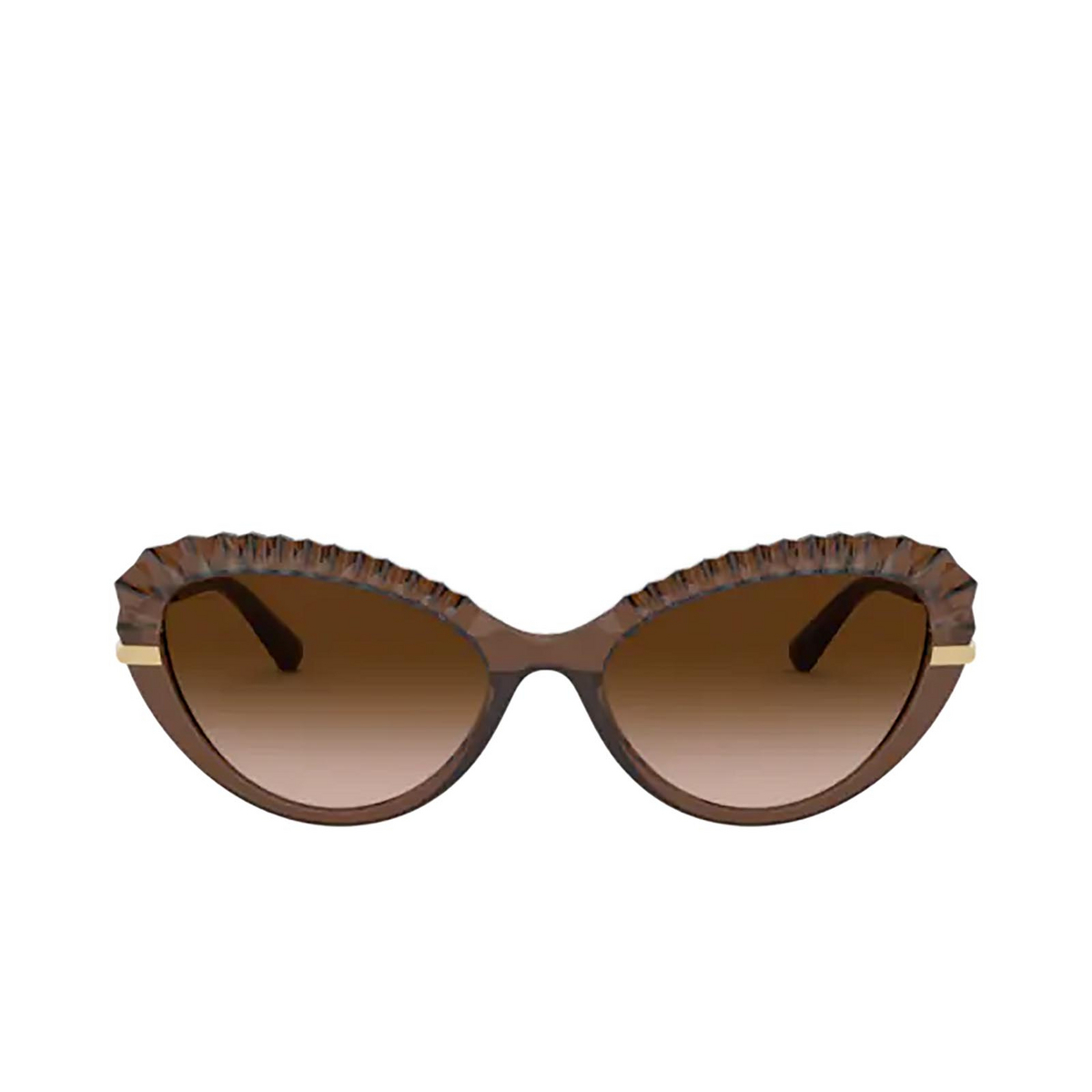Dolce & Gabbana DG6133 Sunglasses 315913 TRANSPARENT BROWN - front view