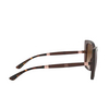 Dolce & Gabbana DG6138 Sunglasses 318513 havana on transparent brown - product thumbnail 3/4