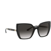 Occhiali da sole Dolce & Gabbana DG6138 32468g black on transparent grey - anteprima prodotto 2/4