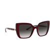 Dolce & Gabbana DG6138 Sunglasses 32478G bordeaux on transparent pink - product thumbnail 2/4