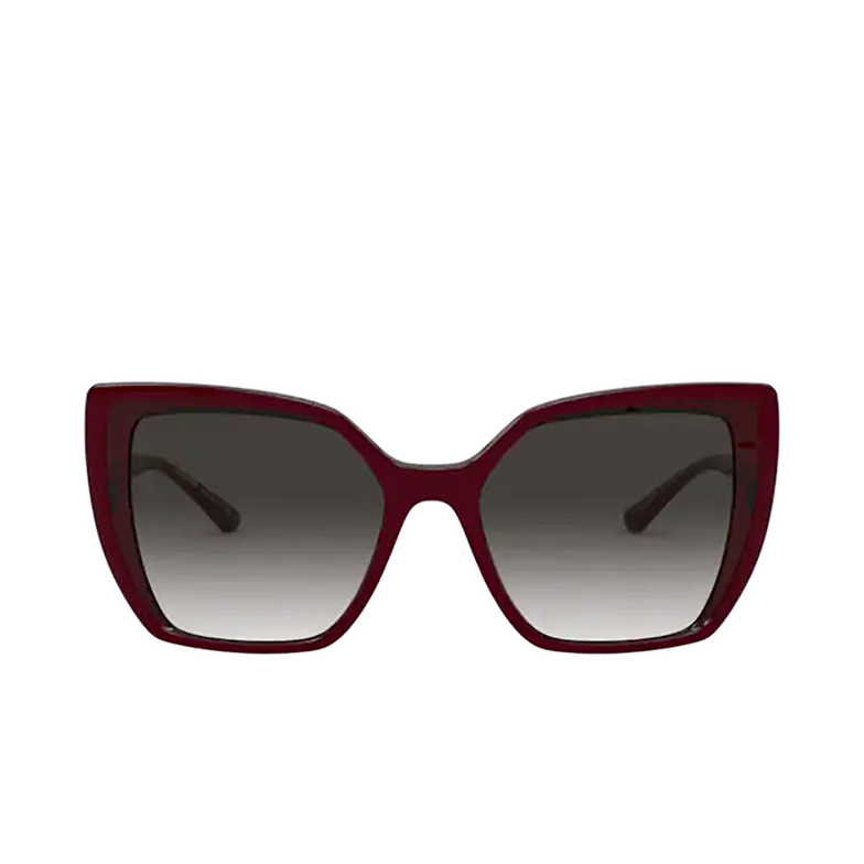 Dolce & Gabbana DG6138 Sunglasses 32478G bordeaux on transparent pink - 1/4