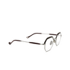 Eyepetizer® Irregular Eyeglasses: Air color Bordeaux And Gun C.3 - product thumbnail 2/3.