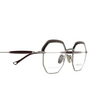 Eyepetizer® Irregular Eyeglasses: Air color Bordeaux And Gun C.3 - product thumbnail 3/3.
