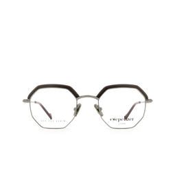 Eyepetizer® Irregular Eyeglasses: Air color Bordeaux And Gun C.3.