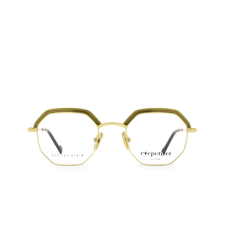 Gafas graduadas Eyepetizer AIR C.4 green and gold - 1/4