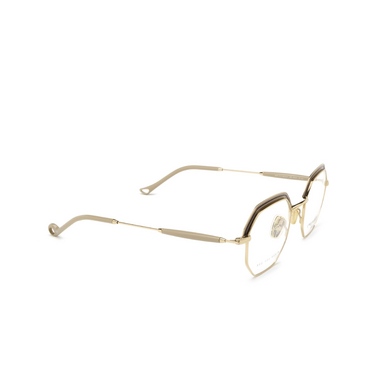 Eyepetizer AIR Eyeglasses C.9 beige and rose gold - three-quarters view