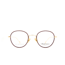 Eyepetizer® Round Eyeglasses: Alain color Brown C 4-C.