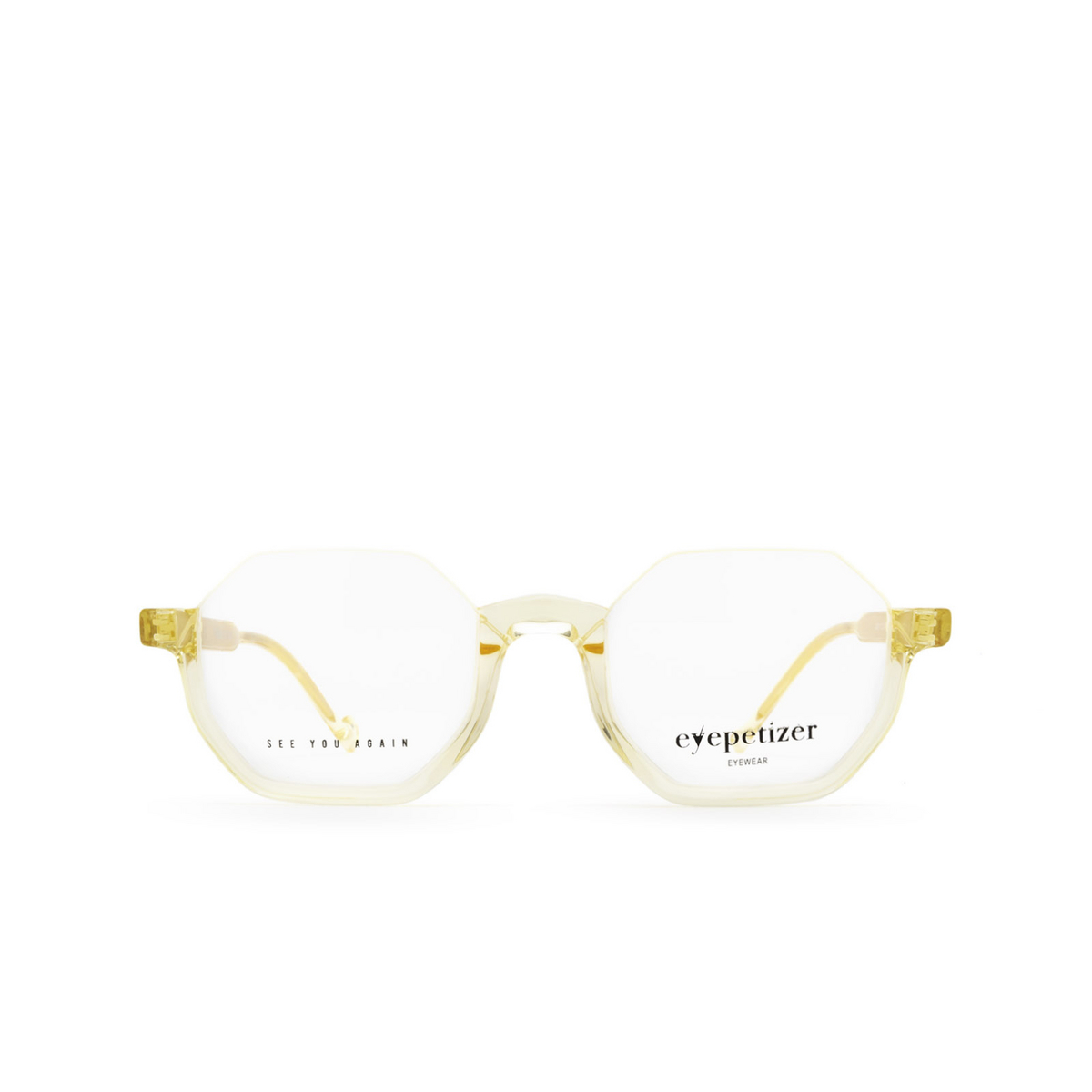 Eyepetizer® Irregular Eyeglasses: Andy color Honey C.f/f - front view.