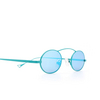 Gafas de sol Eyepetizer BIRKIN C.14-38 turquoise - Miniatura del producto 3/4