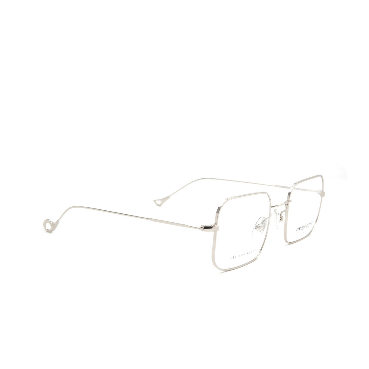 Eyepetizer BRANDO Eyeglasses C 1-OP Matte Silver - three-quarters view