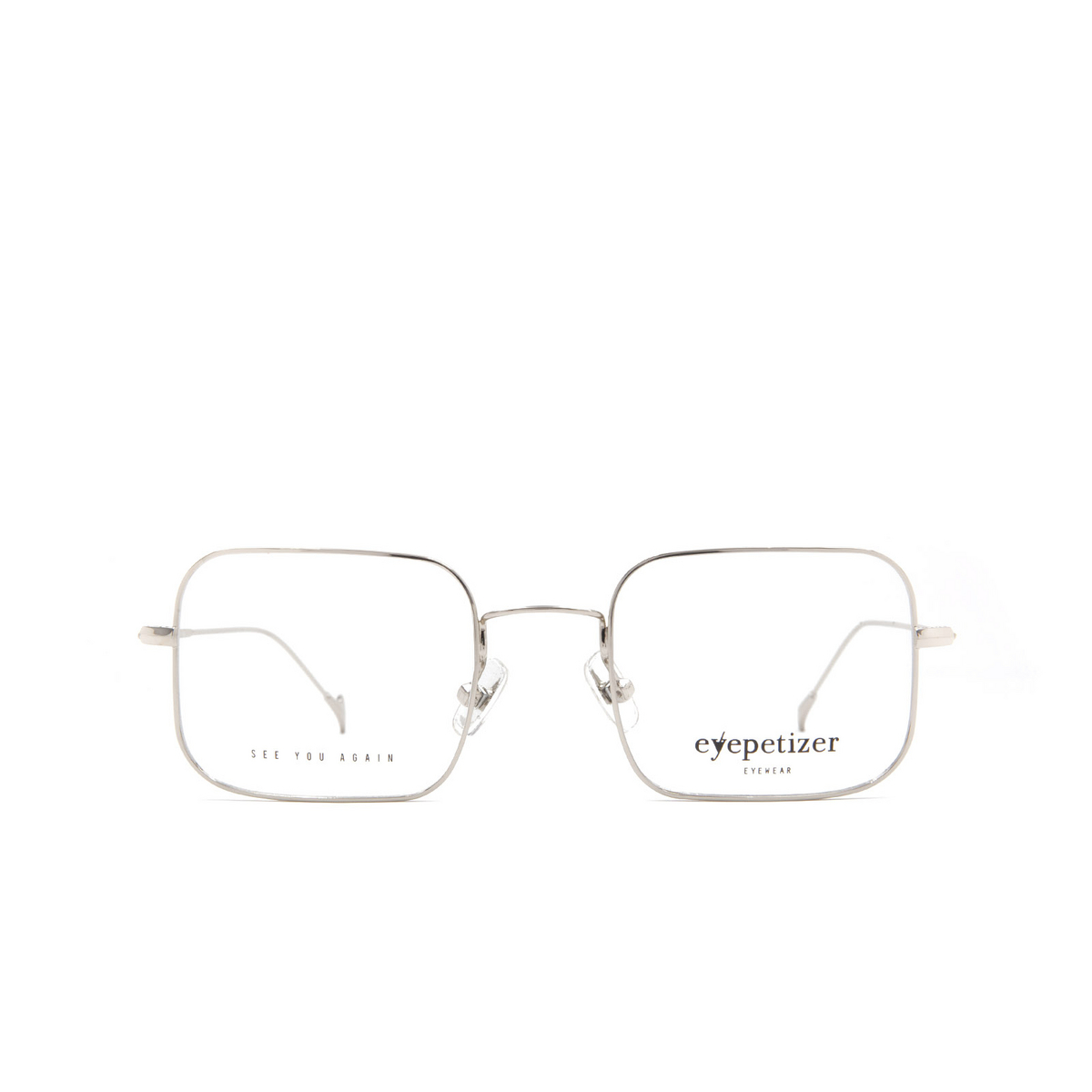 Eyepetizer BRANDO Eyeglasses C 1-OP Matte Silver - front view