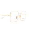 Occhiali da vista Eyepetizer BRANDO C 4-OP matte gold - anteprima prodotto 3/4