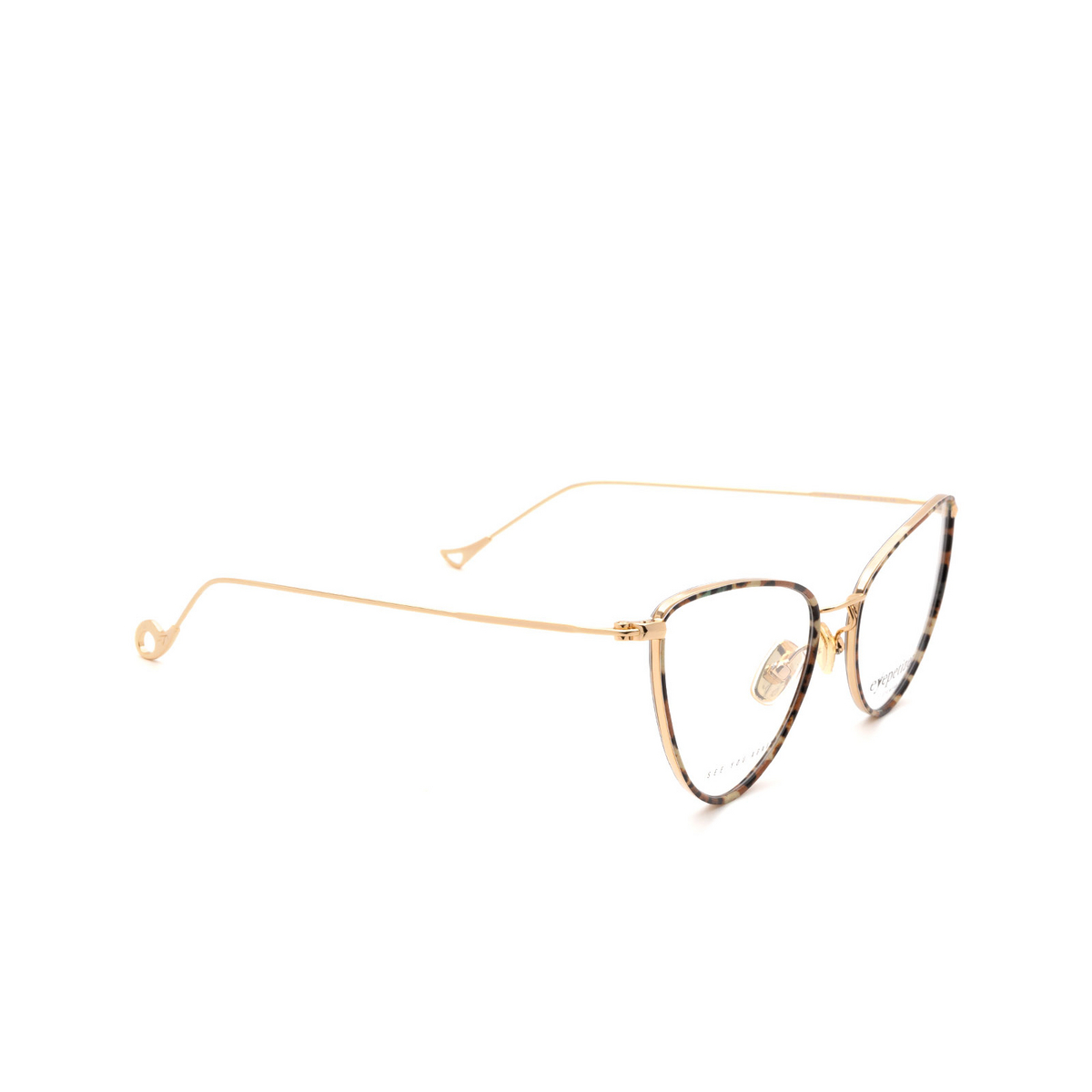 Eyepetizer CECILE Eyeglasses C.4-L Marble Green - three-quarters view