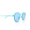 Gafas de sol Eyepetizer CLAIRE C.14-38 turquoise - Miniatura del producto 3/4