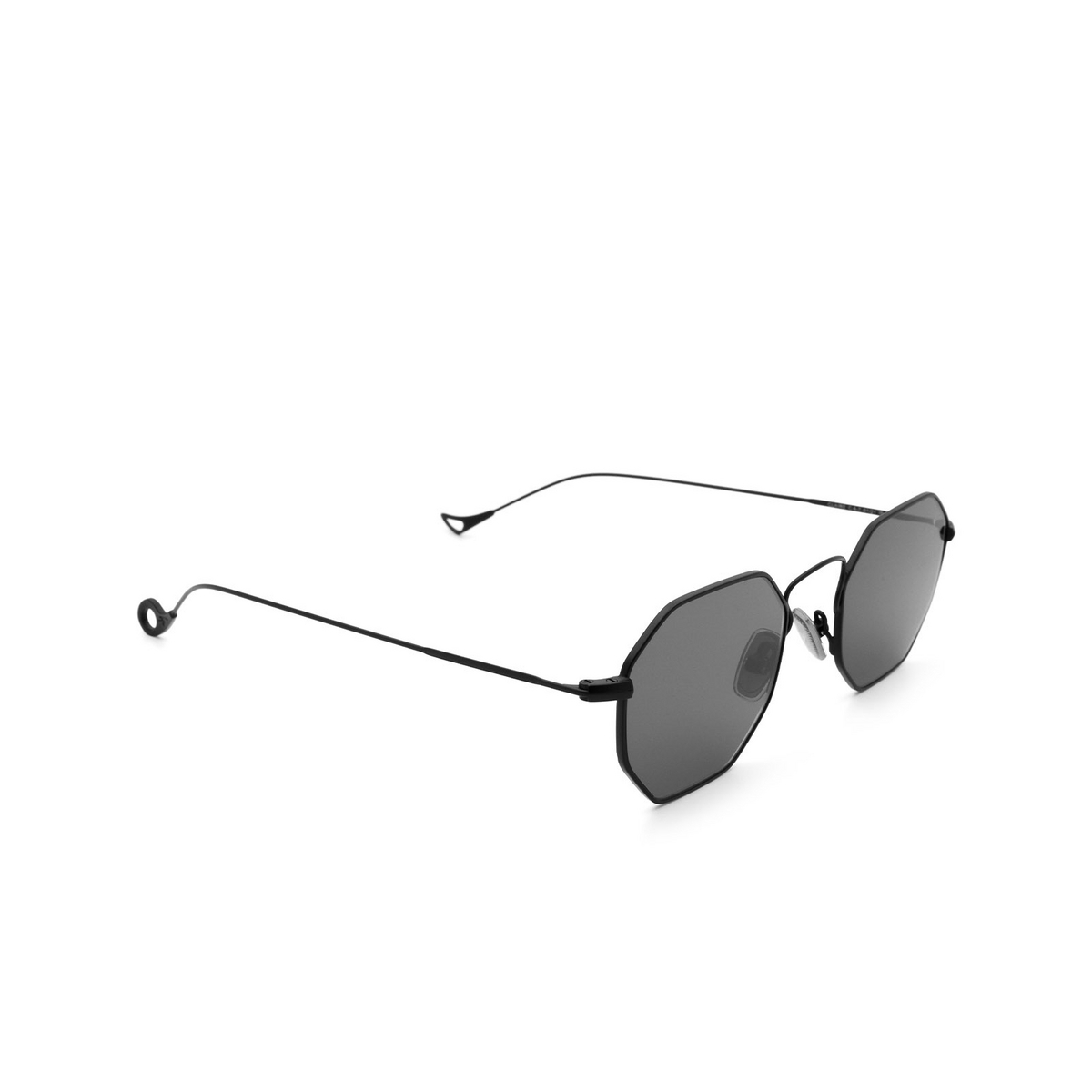 Eyepetizer® Sunglasses: Claire X Mia Burton color Black C.6-7 - front view.
