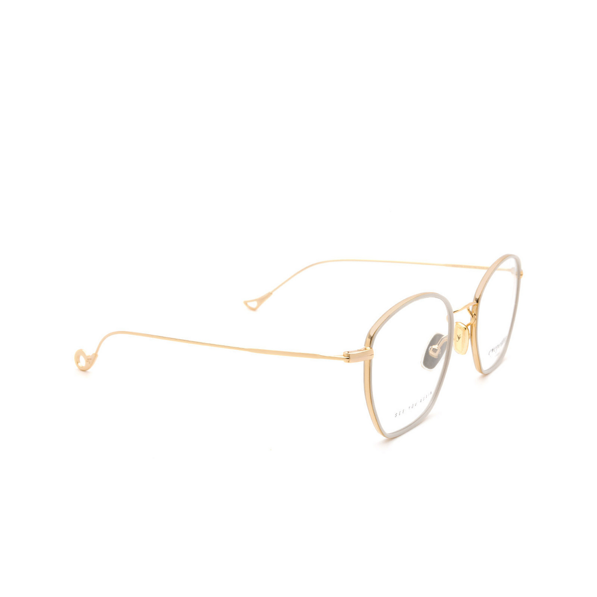 Eyepetizer® Irregular Eyeglasses: Colette color White C.4-D - three-quarters view.