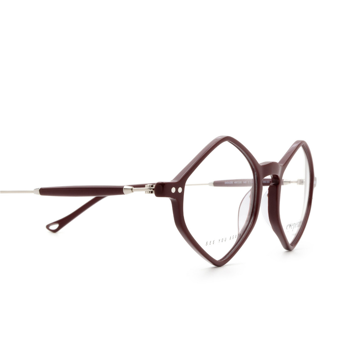 Eyepetizer DOUZE Eyeglasses C.1-P Bordeaux - product thumbnail 3/4