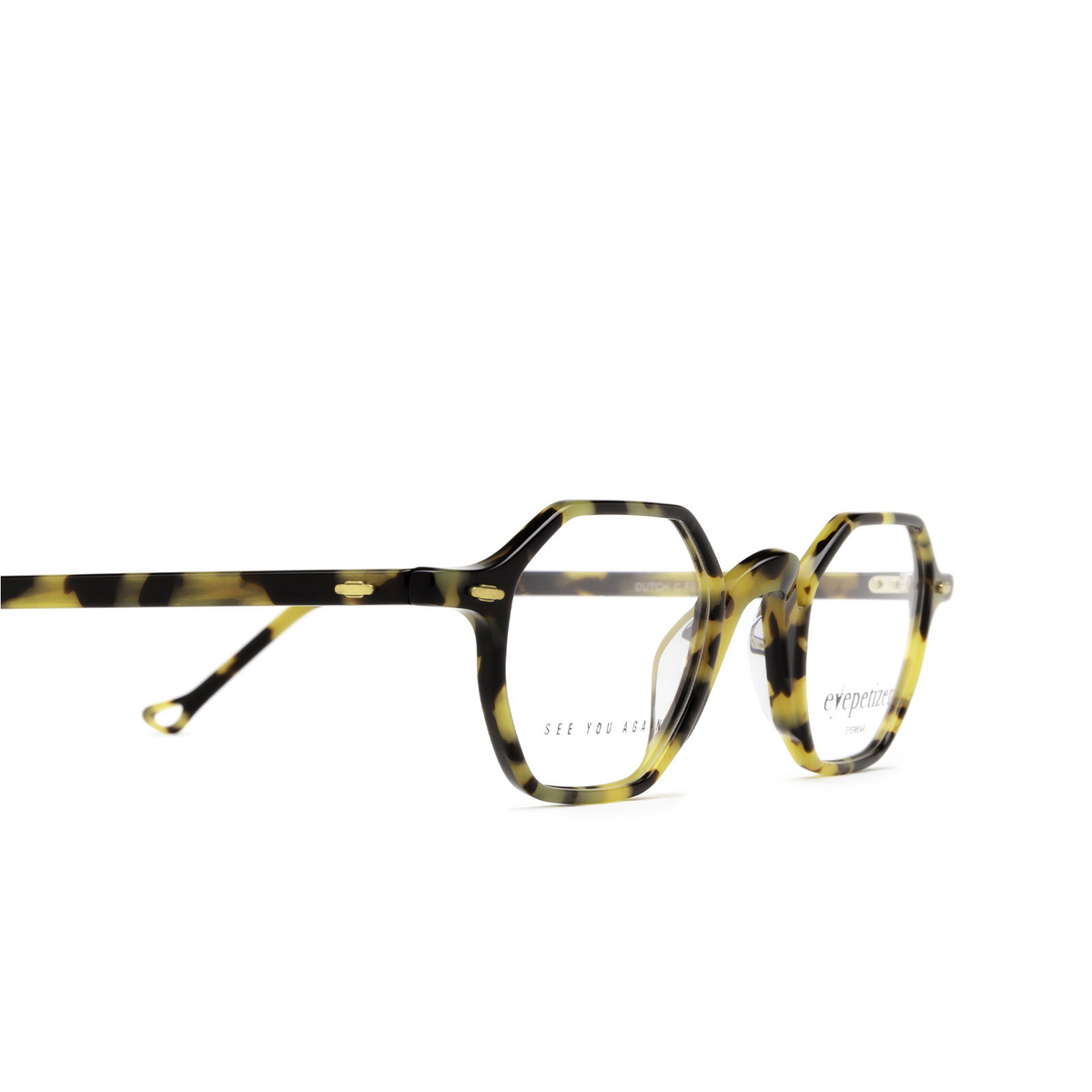 Eyepetizer® Irregular Eyeglasses: Dutch color Avana C.f-i - 3/3.