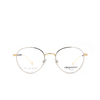 Eyepetizer® Round Eyeglasses: Ector Optical color Silver / Gold C 1/4A - product thumbnail 1/3.