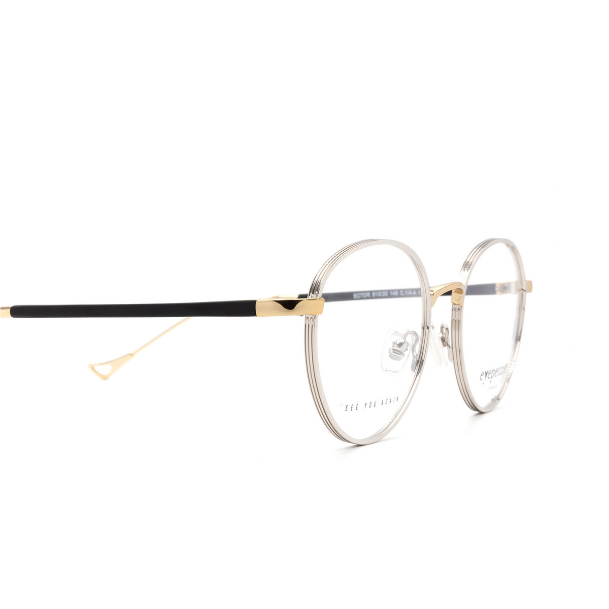 Eyepetizer ECTOR Eyeglasses C 1/4A Silver / Gold - product thumbnail 3/4