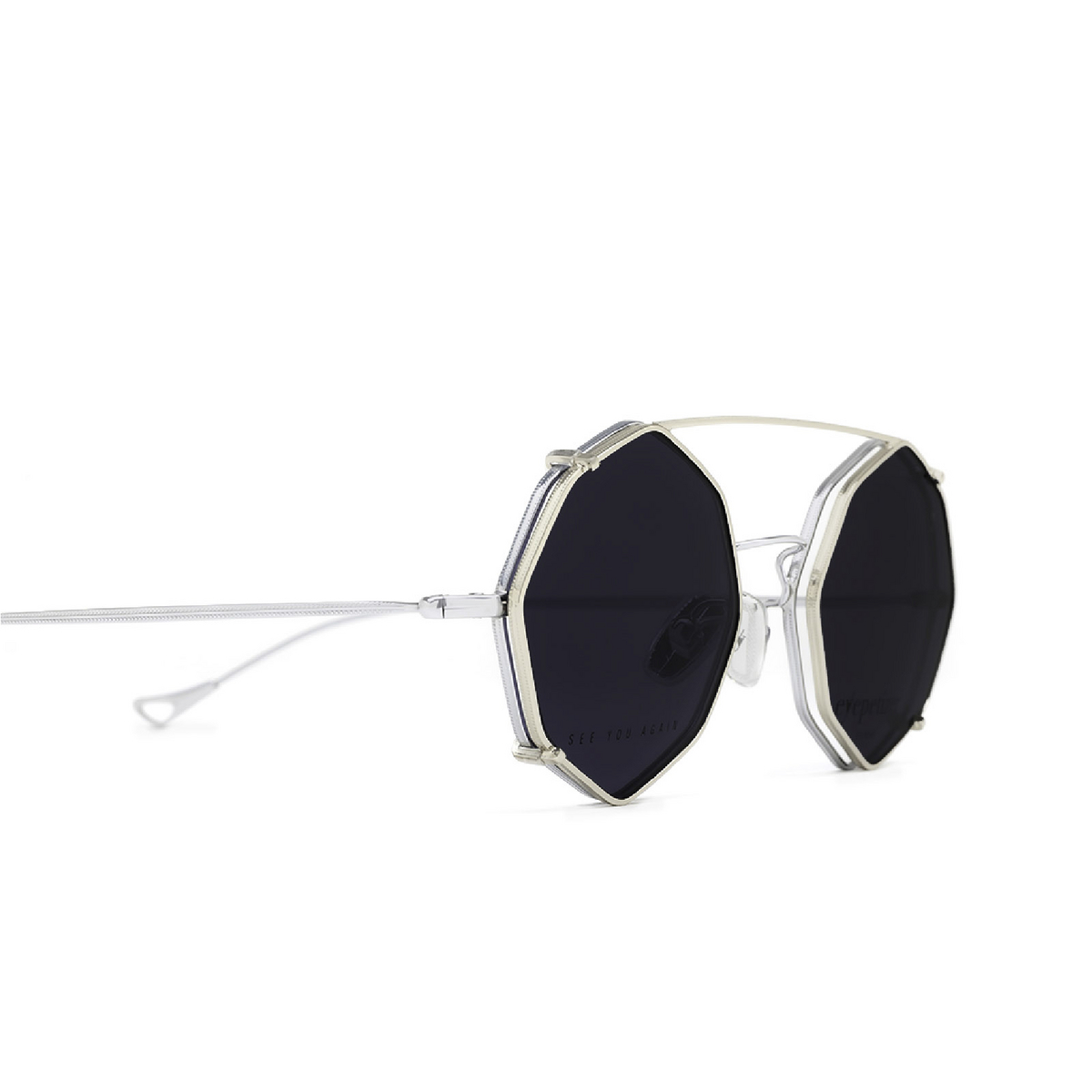 Eyepetizer® Irregular Eyeglasses: Eiffel Vintage color Silver C.1 - 6/7.