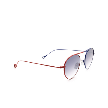 Eyepetizer EN BOSSA Sunglasses C.18-27F red & blue - three-quarters view