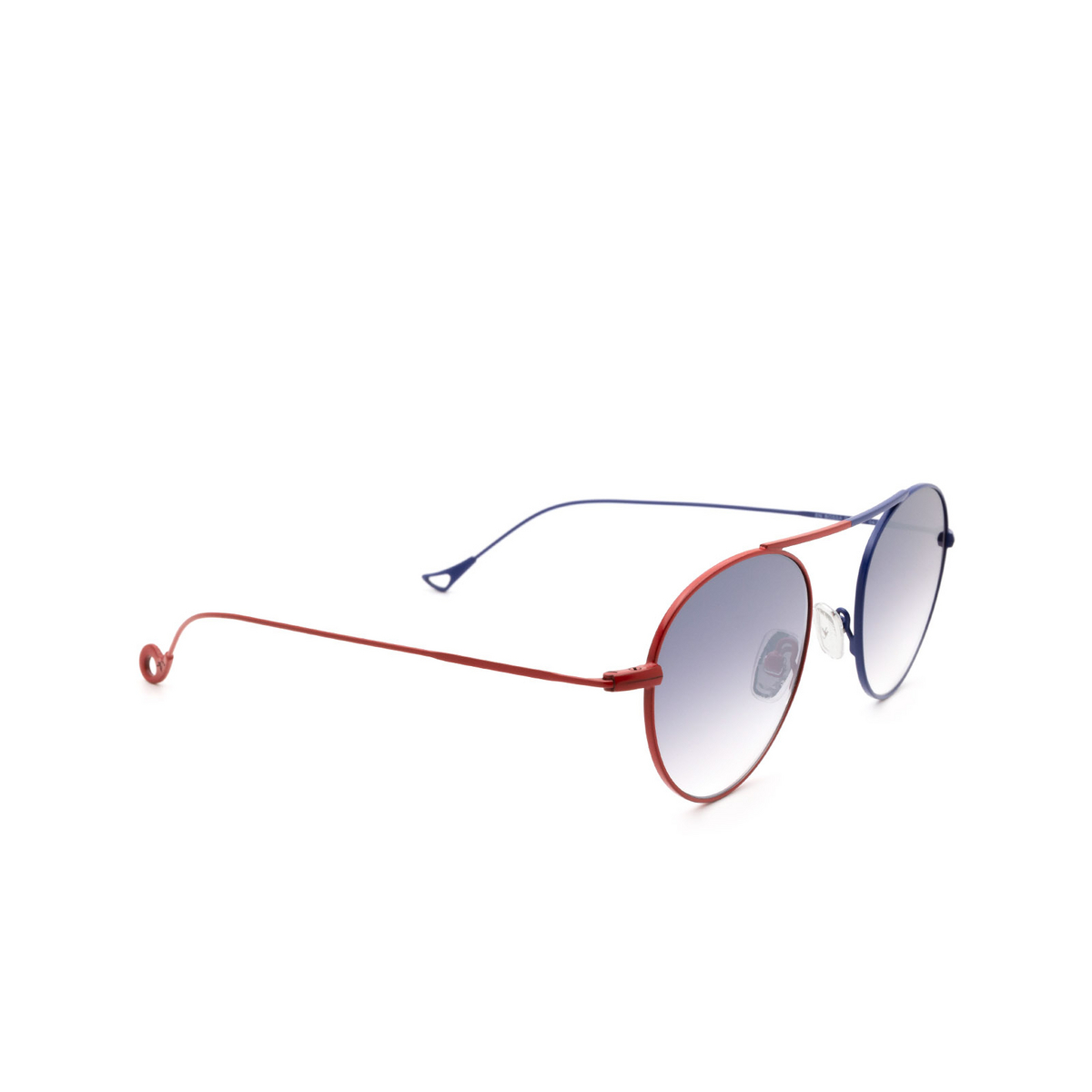 Eyepetizer EN BOSSA Sunglasses C.18-27F Red & Blue - three-quarters view