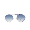 Occhiali da sole Eyepetizer EN BOSSA C.19-12F white & blue - anteprima prodotto 1/4