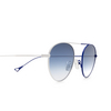 Occhiali da sole Eyepetizer EN BOSSA C.19-12F white & blue - anteprima prodotto 3/4