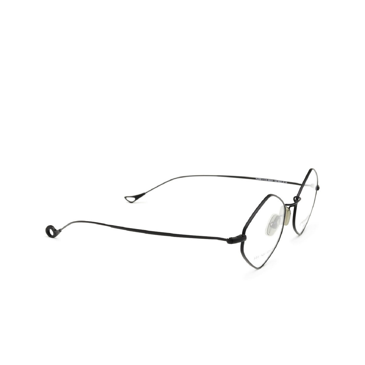 Eyepetizer® Irregular Eyeglasses: Flore Vintage color Black C.6 - three-quarters view.