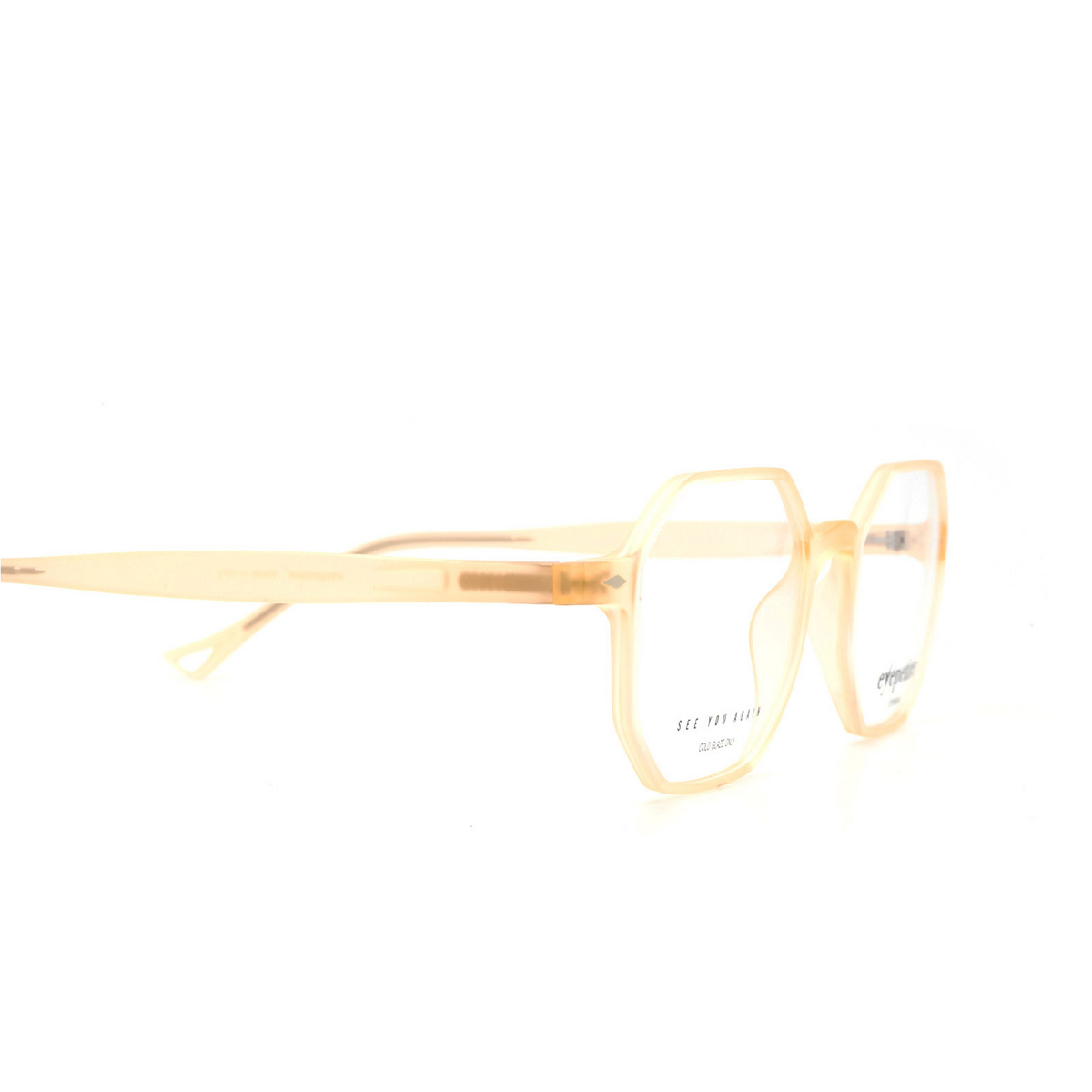 Eyepetizer® Irregular Eyeglasses: Gabriele color Matte Honey C B-b - 2/3.
