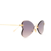 Gafas de sol Eyepetizer GRETA C.4-18F gold - Miniatura del producto 3/4