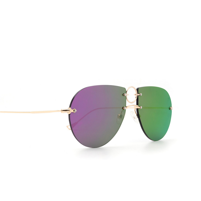 Eyepetizer HAL Sunglasses C.2-7B gold - 3/4