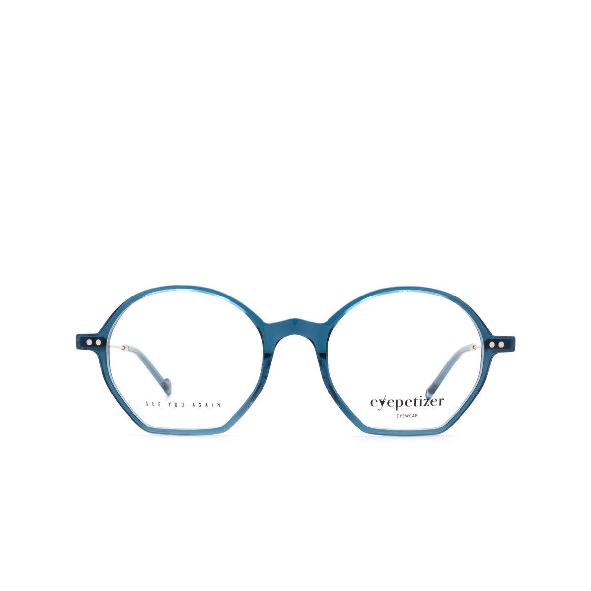 Eyepetizer HUIT Eyeglasses C.1-Z Transparent Blue - front view