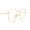 Eyepetizer IAN Eyeglasses C 4-OP matte gold - product thumbnail 3/4