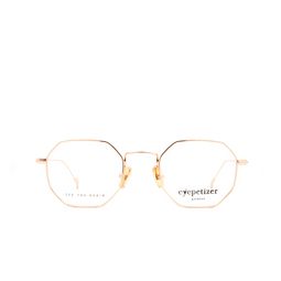 Eyepetizer® Irregular Eyeglasses: Ian color Rose Gold C 9.