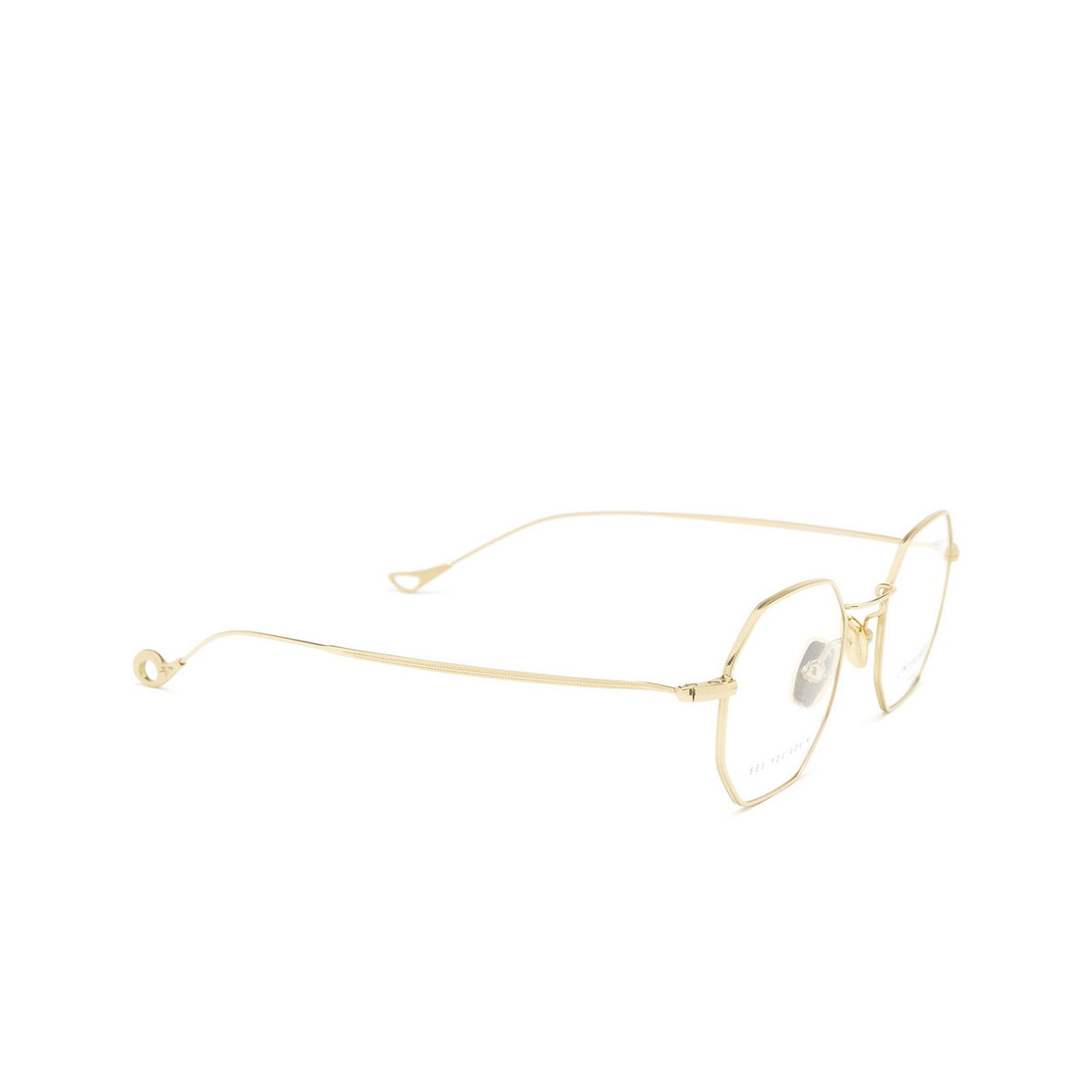 Eyepetizer® Irregular Eyeglasses: Ian Vintage color Rose Gold C.9 - three-quarters view.