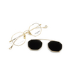 Gafas graduadas Eyepetizer IAN VINTAGE C.9 rose gold - Miniatura del producto 7/8